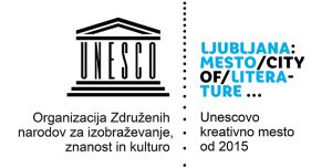 Ljubljana Unescovo mesto Literature logo 1